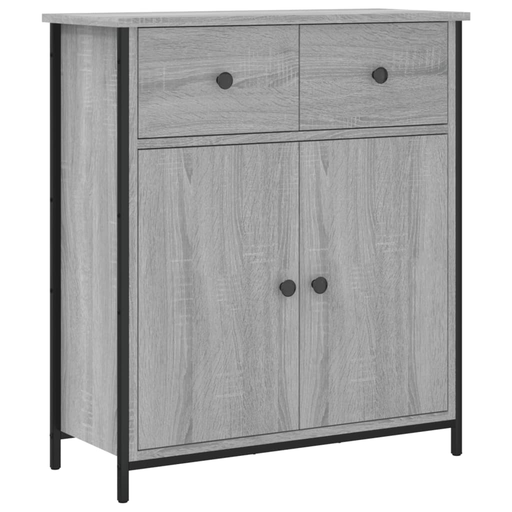 Sideboard Grey Sonoma 70x30x80 cm Wood Material