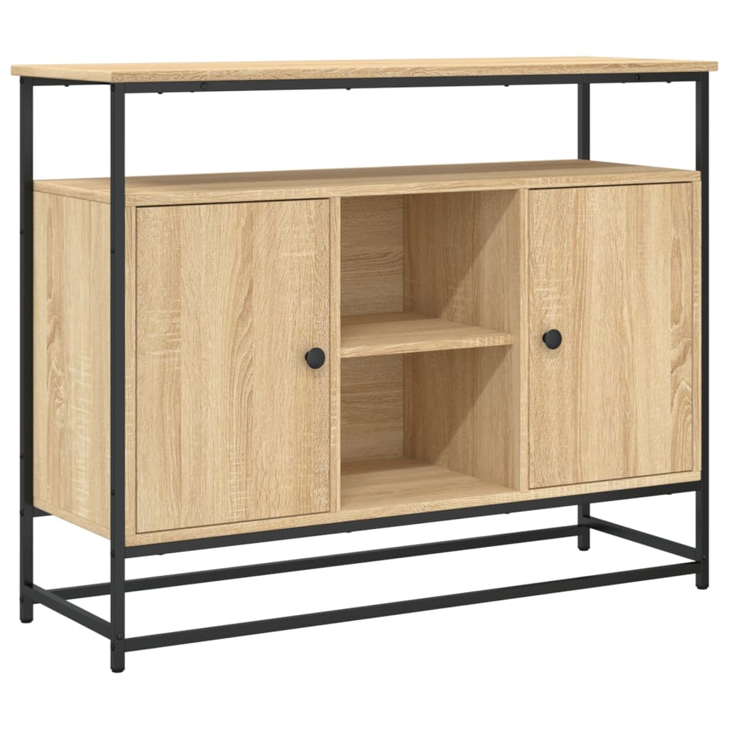 Sideboard Sonoma Oak 100x35x80 cm Wood Material
