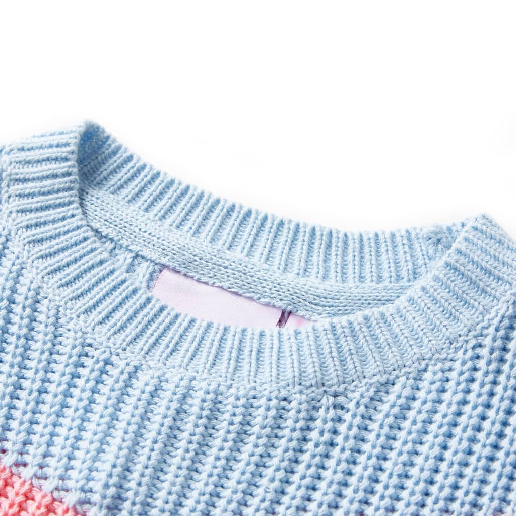 Kinderpullover Gestrickt Blau 104