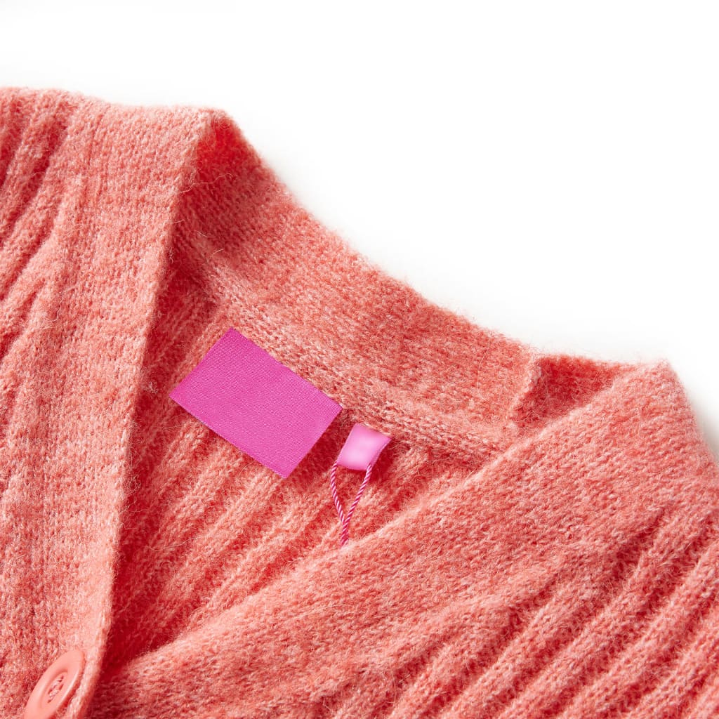 Kinder-Strickjacke Mittelrosa 92