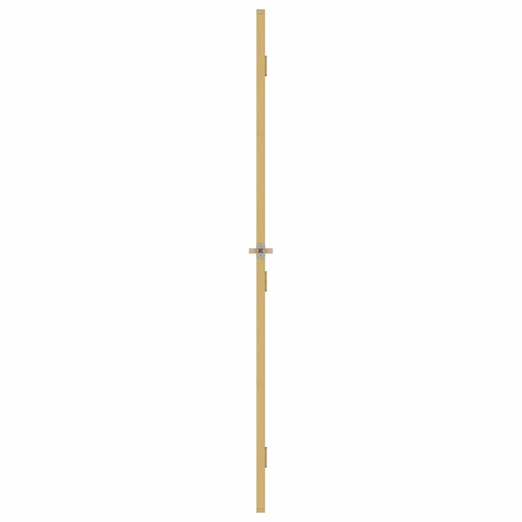 Innentür Schlank Golden 93x201,5 cm Hartglas und Aluminium