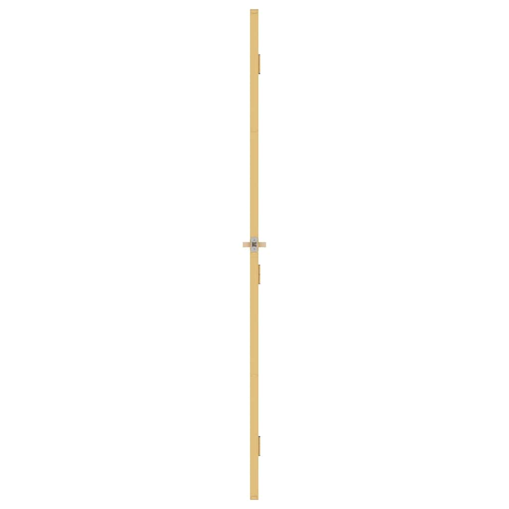 Innentür Schlank Golden 93x201,5 cm Hartglas und Aluminium