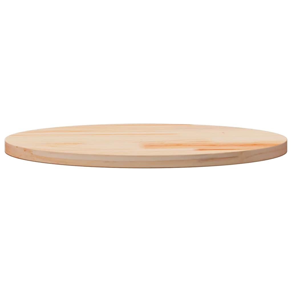 Table top round Ø70x3 cm solid pine wood