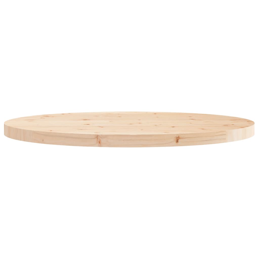 Table top round Ø90x3 cm solid pine wood
