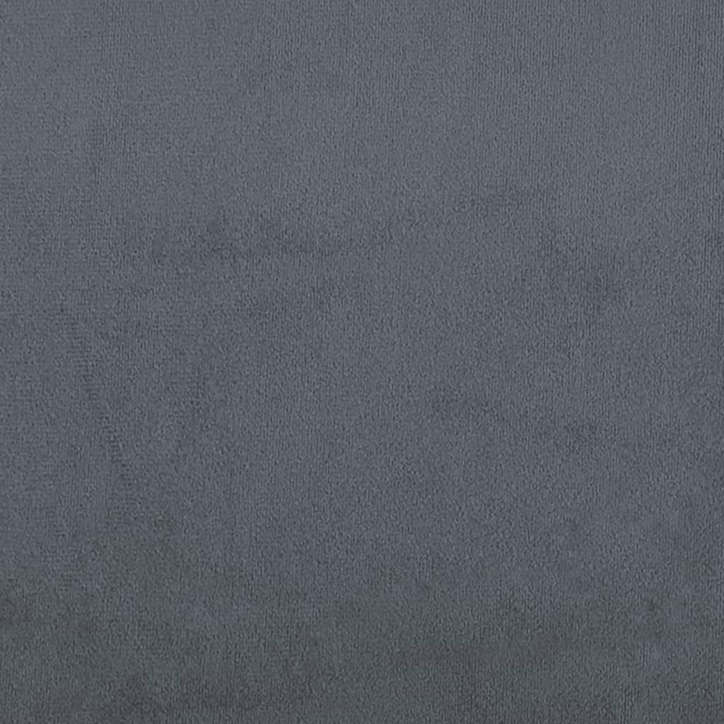 Sessel Dunkelgrau 60 cm Samt