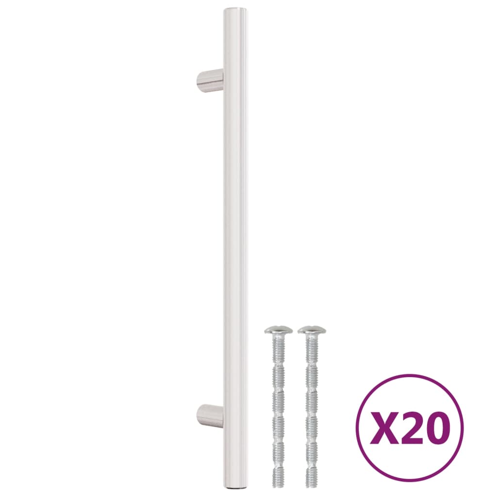 Möbelgriffe 20 Stk. Silbern 160 mm Edelstahl