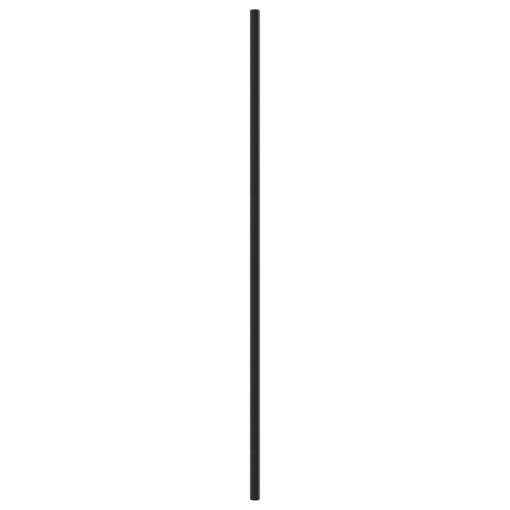 Möbelgriffe 20 Stk. Schwarz 480 mm Edelstahl
