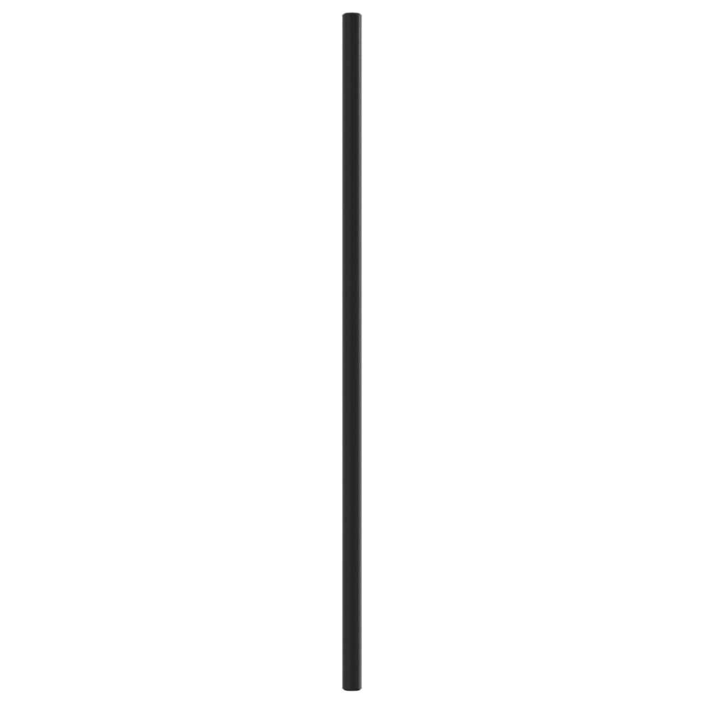 Möbelgriffe 10 Stk. Schwarz 320 mm Edelstahl