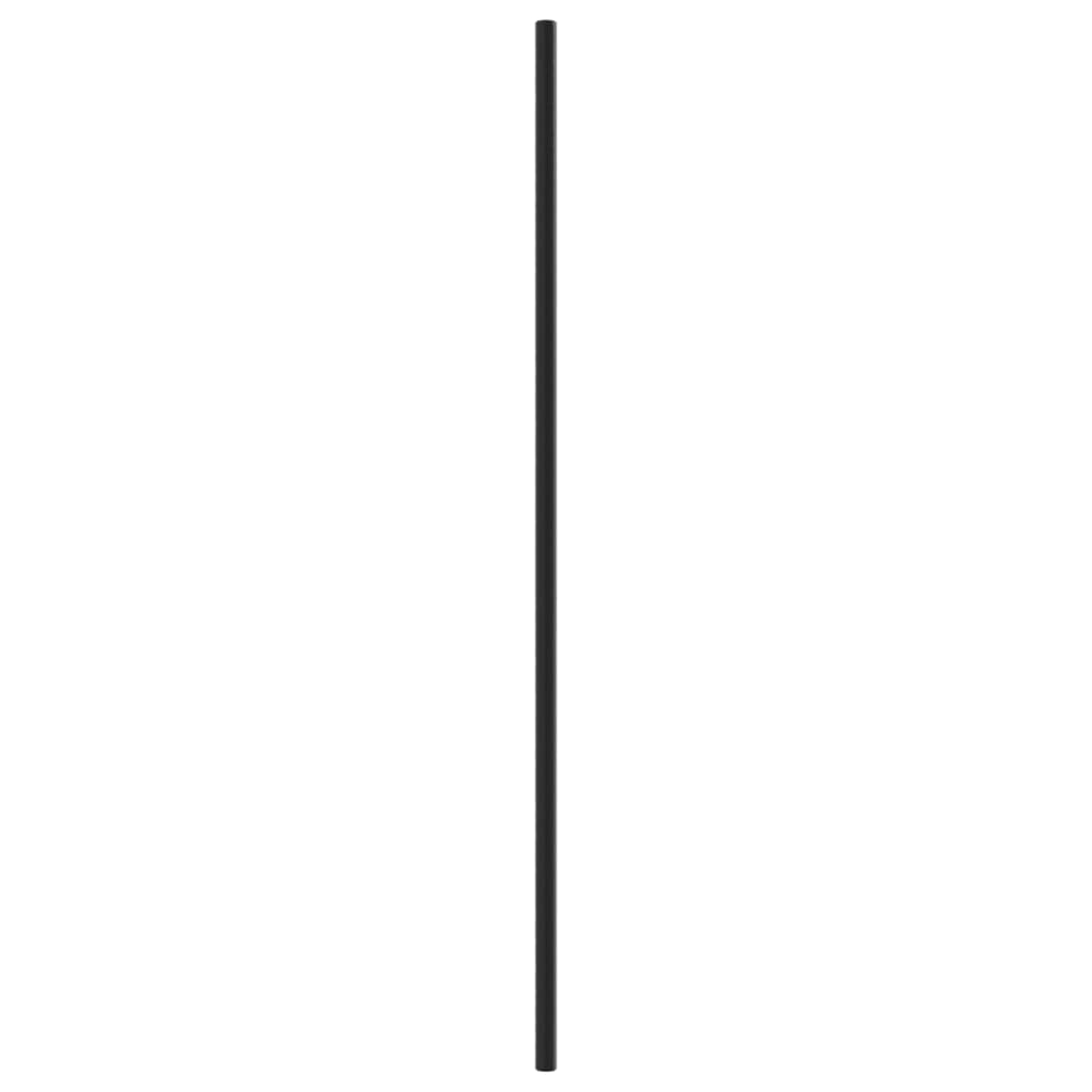Möbelgriffe 10 Stk. Schwarz 480 mm Edelstahl