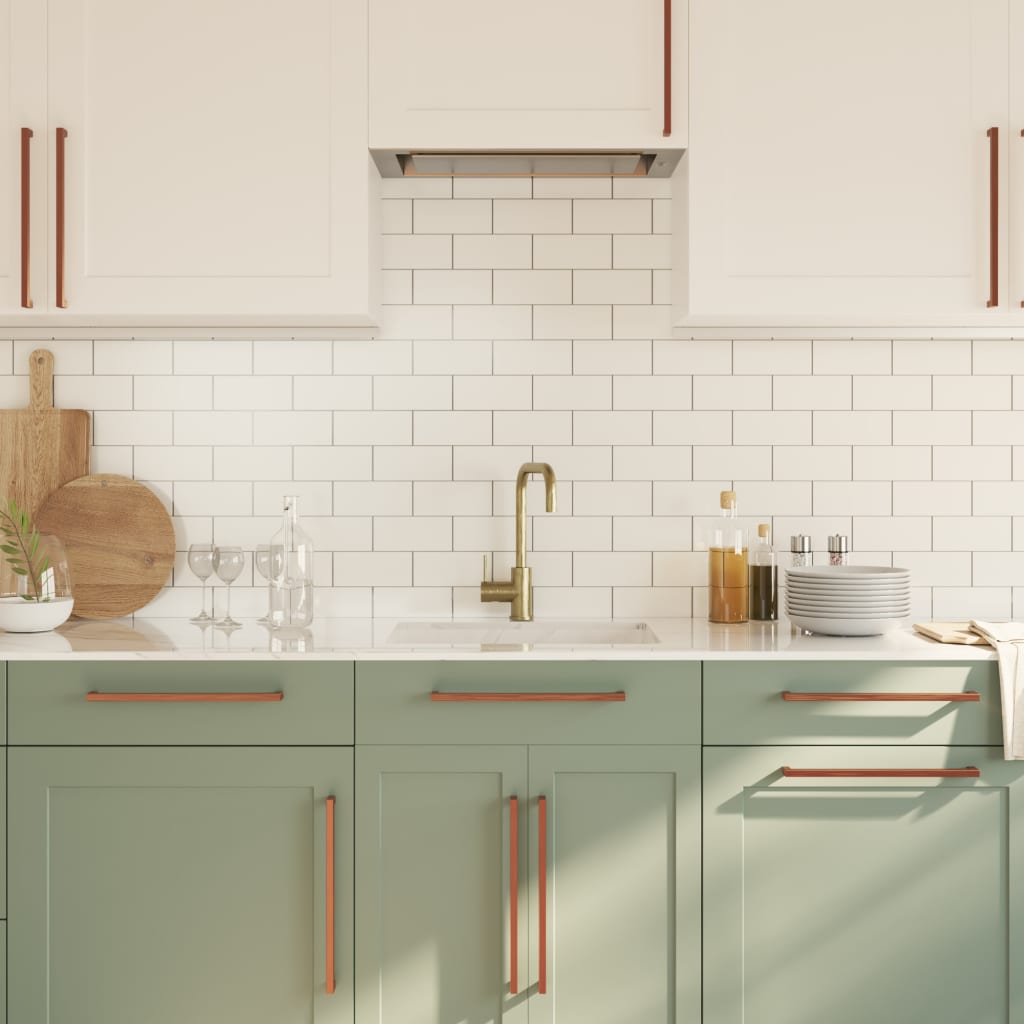 Möbelgriffe 20 Stk. Bronzen 320 mm Edelstahl