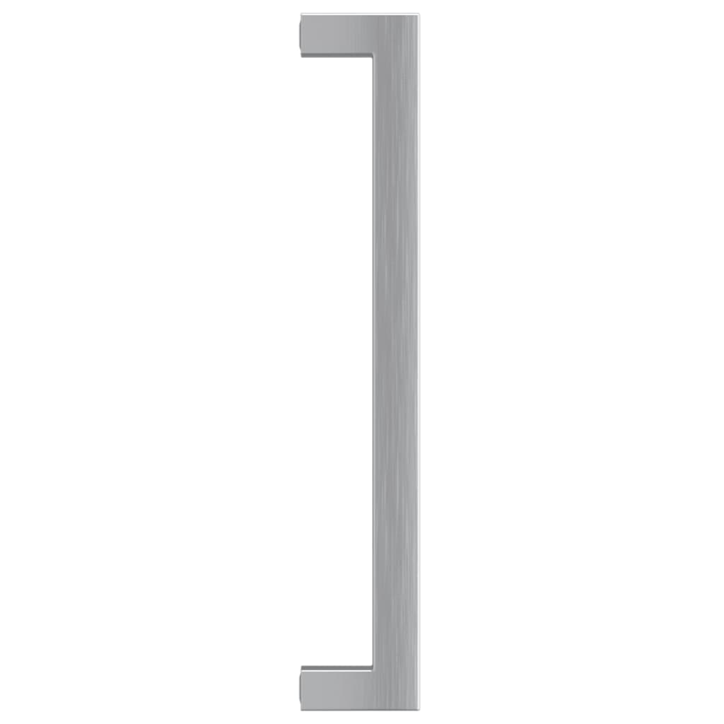 Möbelgriffe 10 Stk. Silbern 192 mm Edelstahl