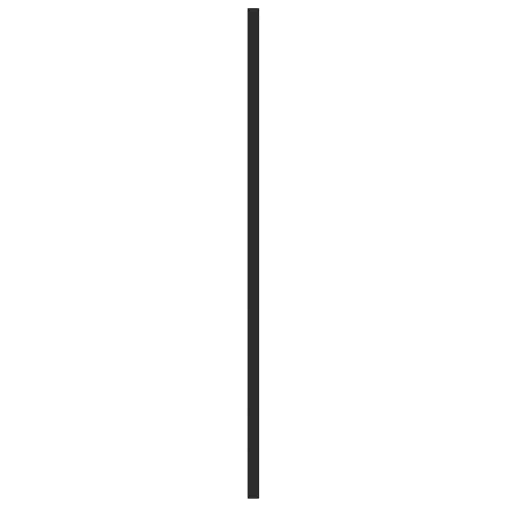 Möbelgriffe 10 Stk. Schwarz 480 mm Edelstahl