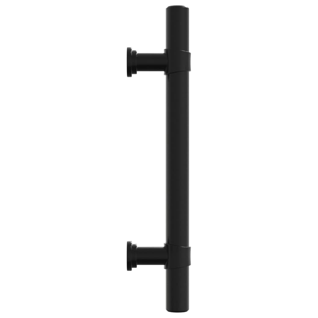 Möbelgriffe 20 Stk. Schwarz 96 mm Edelstahl