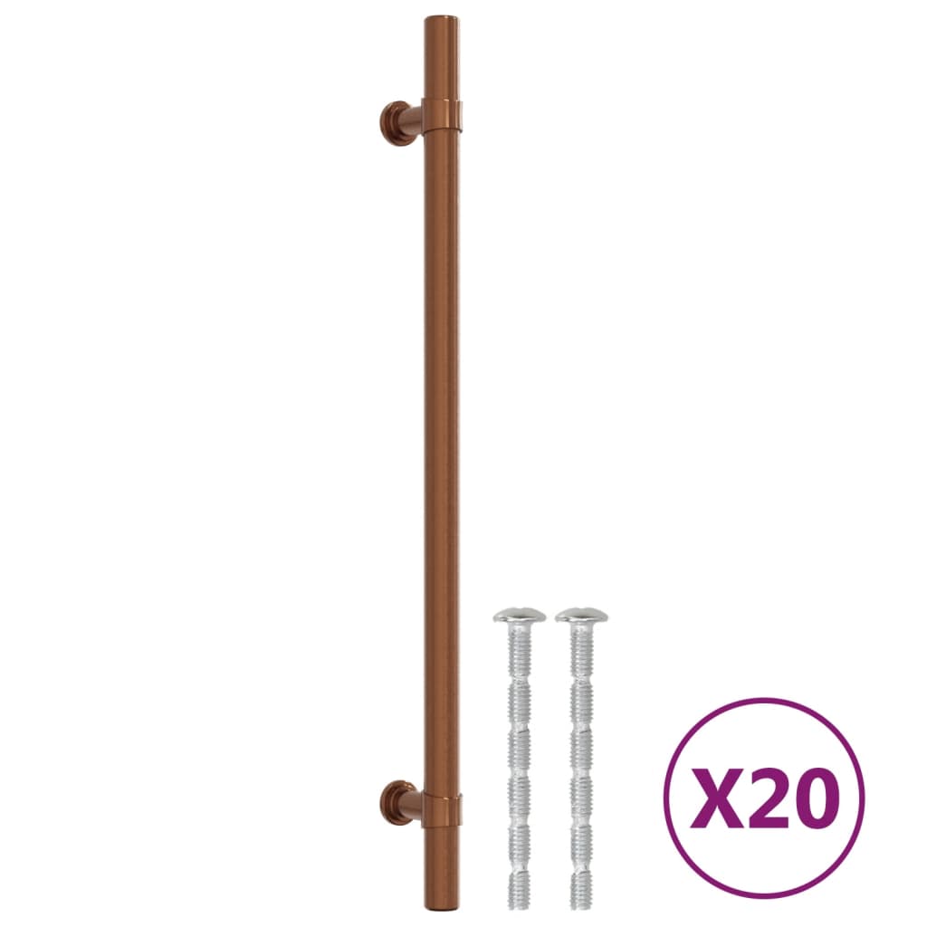 Möbelgriffe 20 Stk. Bronzen 224 mm Edelstahl
