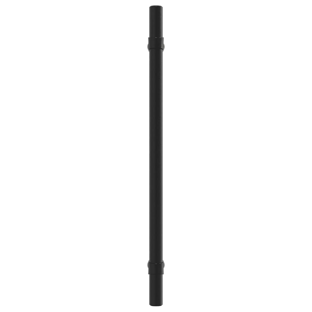 Möbelgriffe 10 Stk. Schwarz 192 mm Edelstahl
