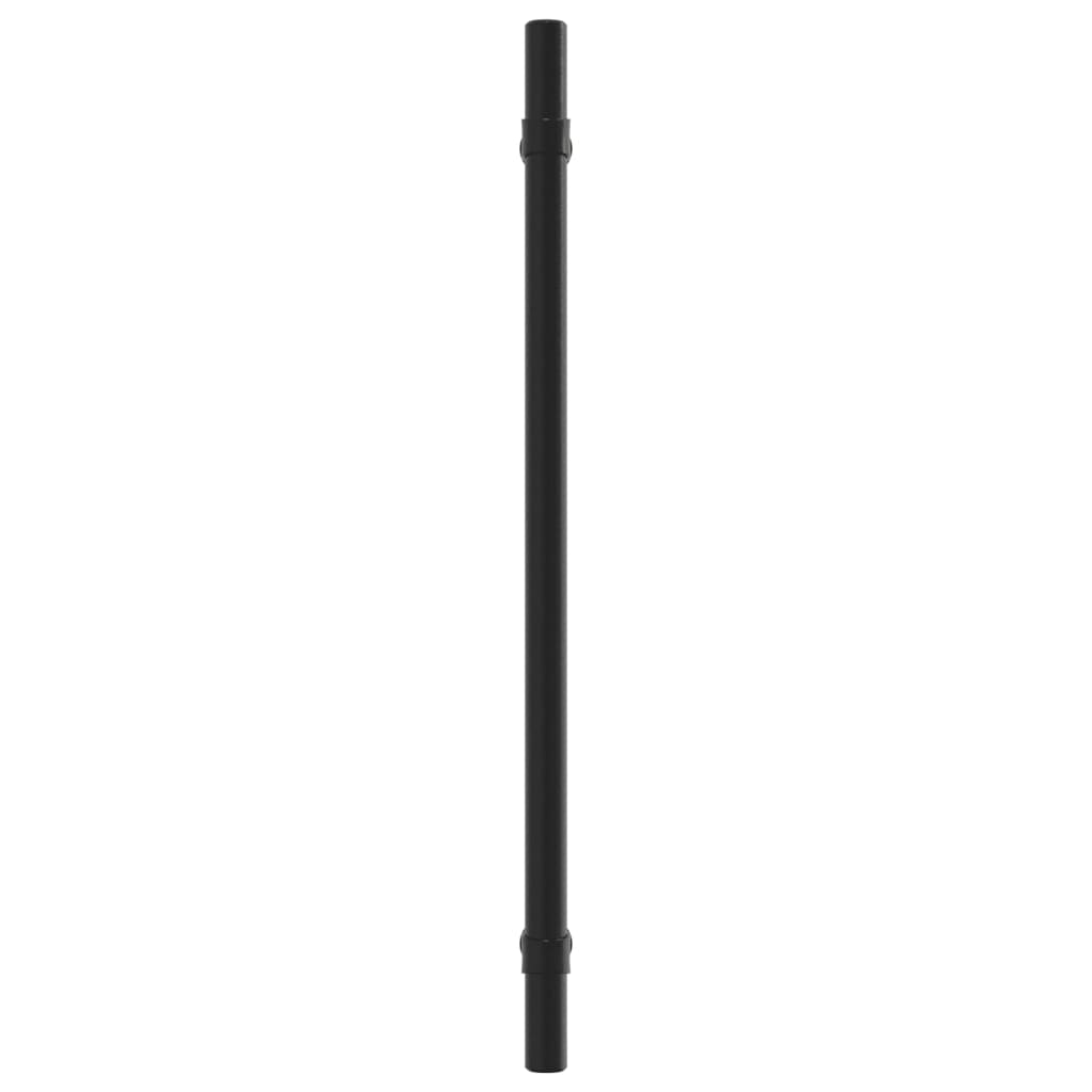 Möbelgriffe 10 Stk. Schwarz 224 mm Edelstahl