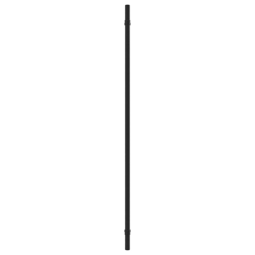 Möbelgriffe 10 Stk. Schwarz 480 mm Edelstahl