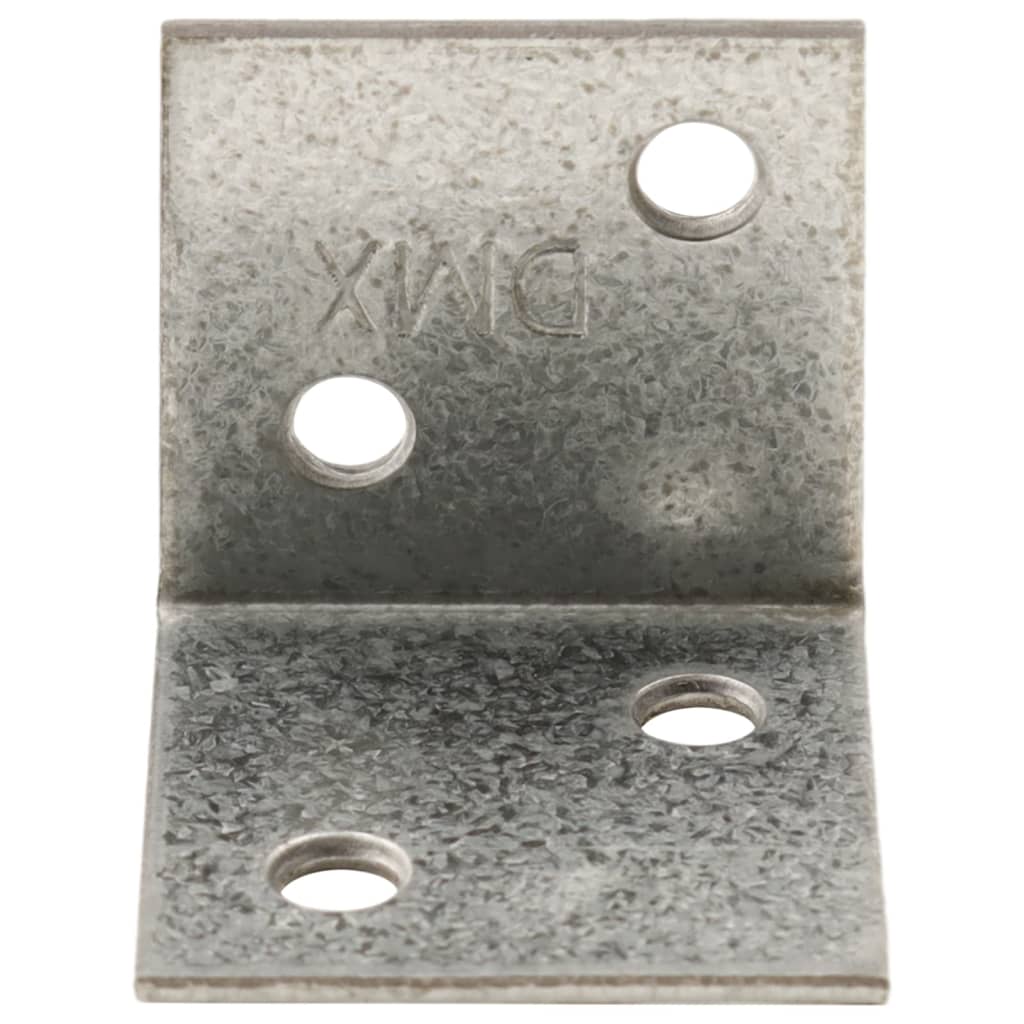 Winkelhalterungen 150 Stk. 2 mm 30x25x30 mm Verzinkter Stahl