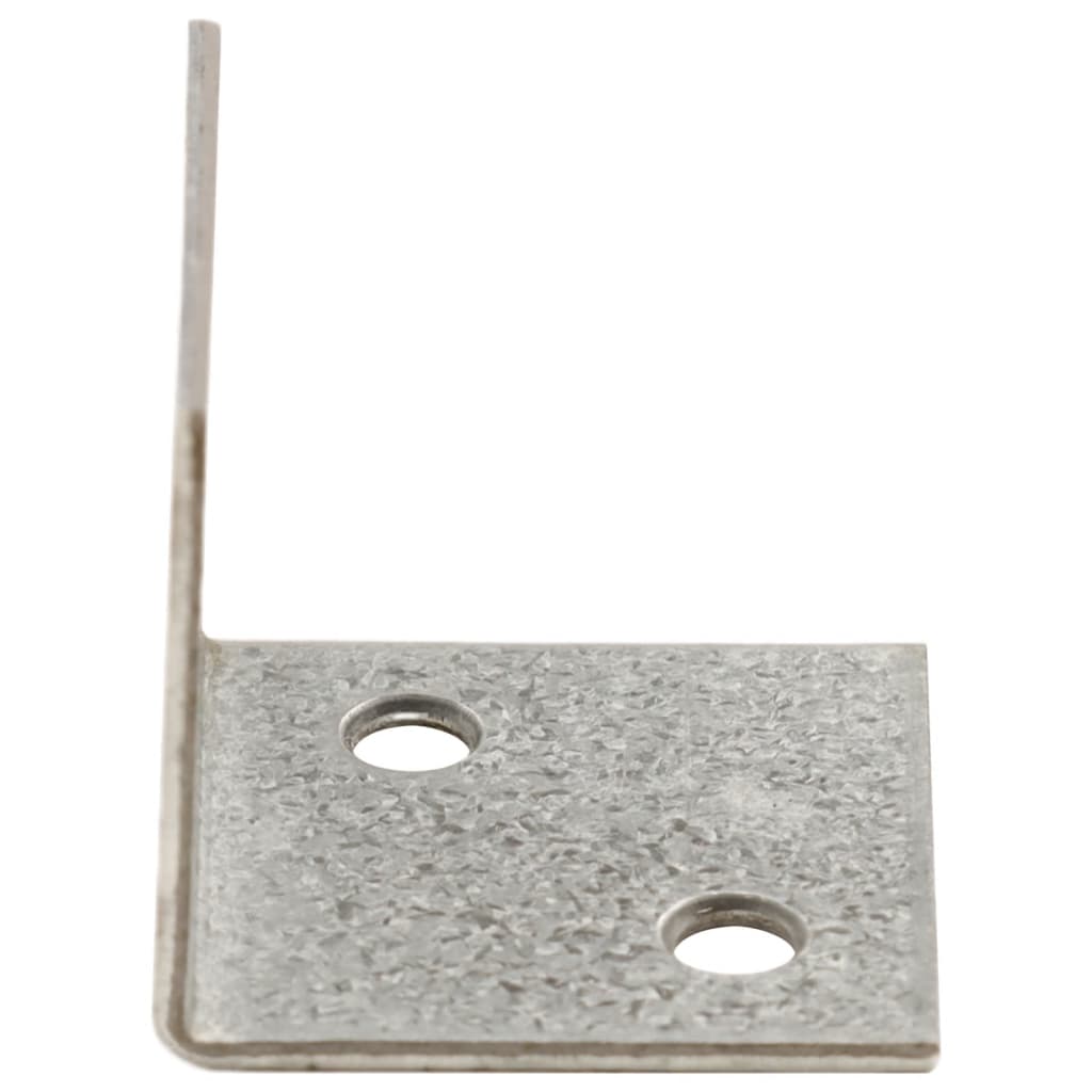 Winkelhalterungen 150 Stk. 2 mm 30x25x30 mm Verzinkter Stahl