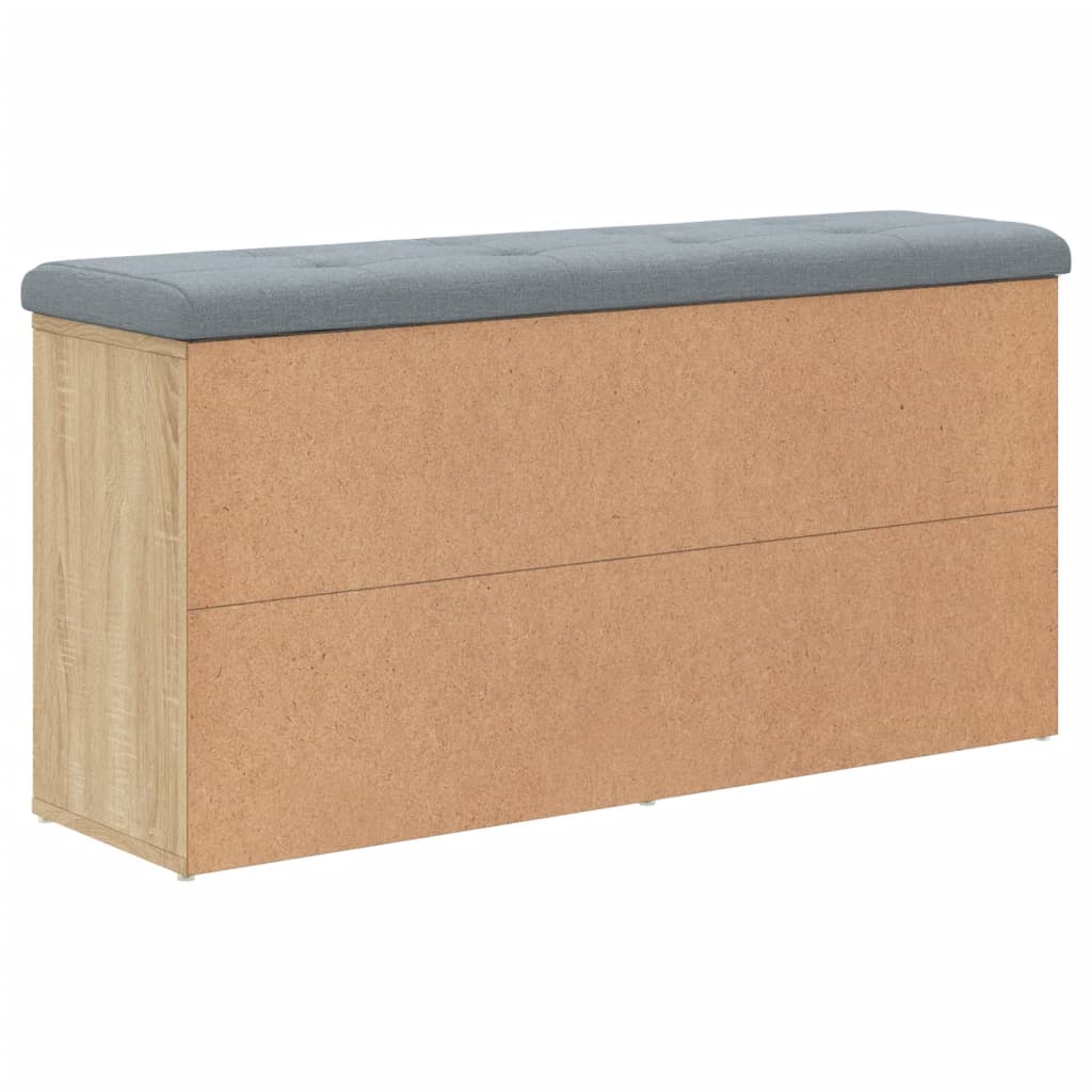 Shoe bench Sonoma oak 102x32x50 cm wood material