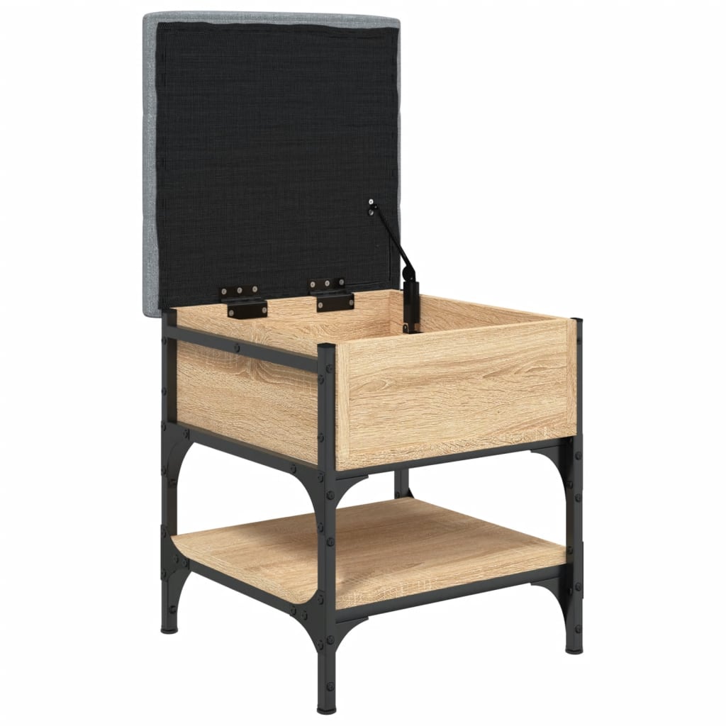 Shoe bench Sonoma oak 42x42x45 cm wood material