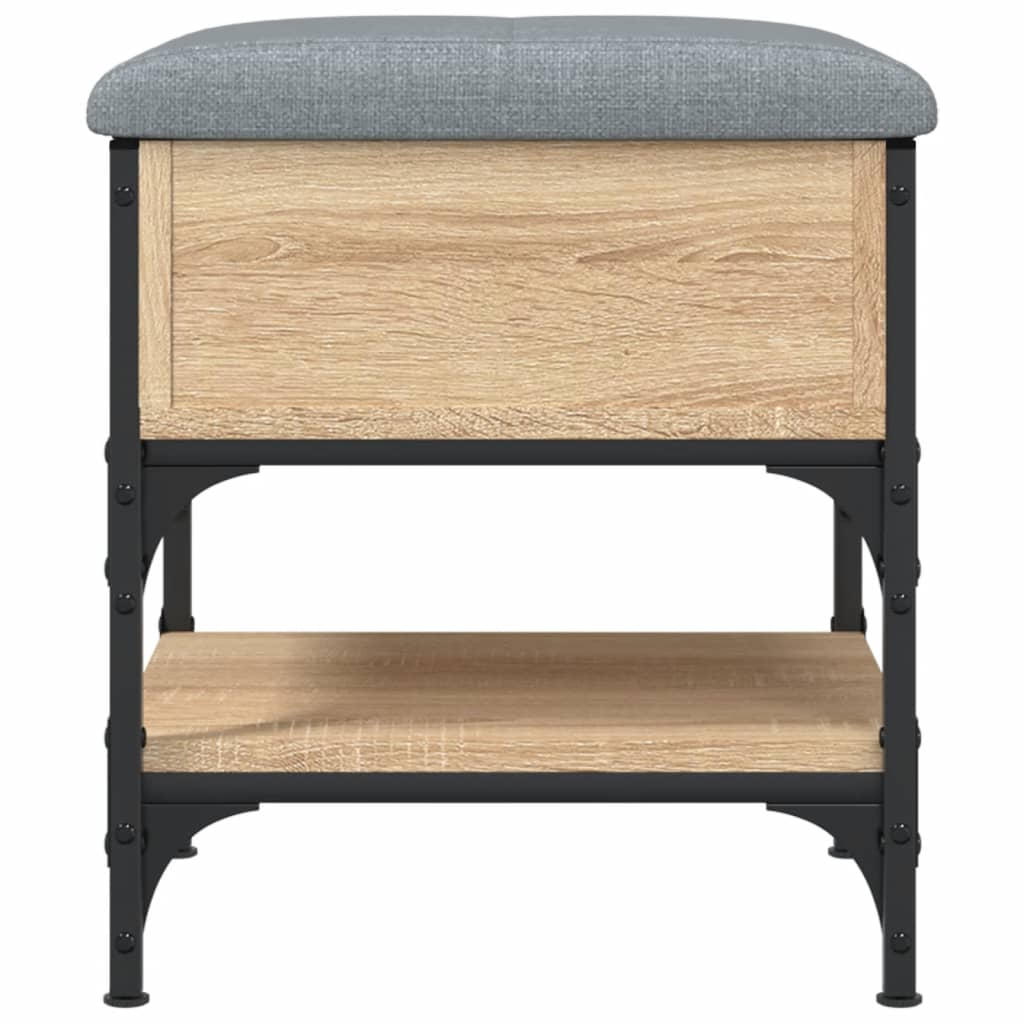 Shoe bench Sonoma oak 42x42x45 cm wood material