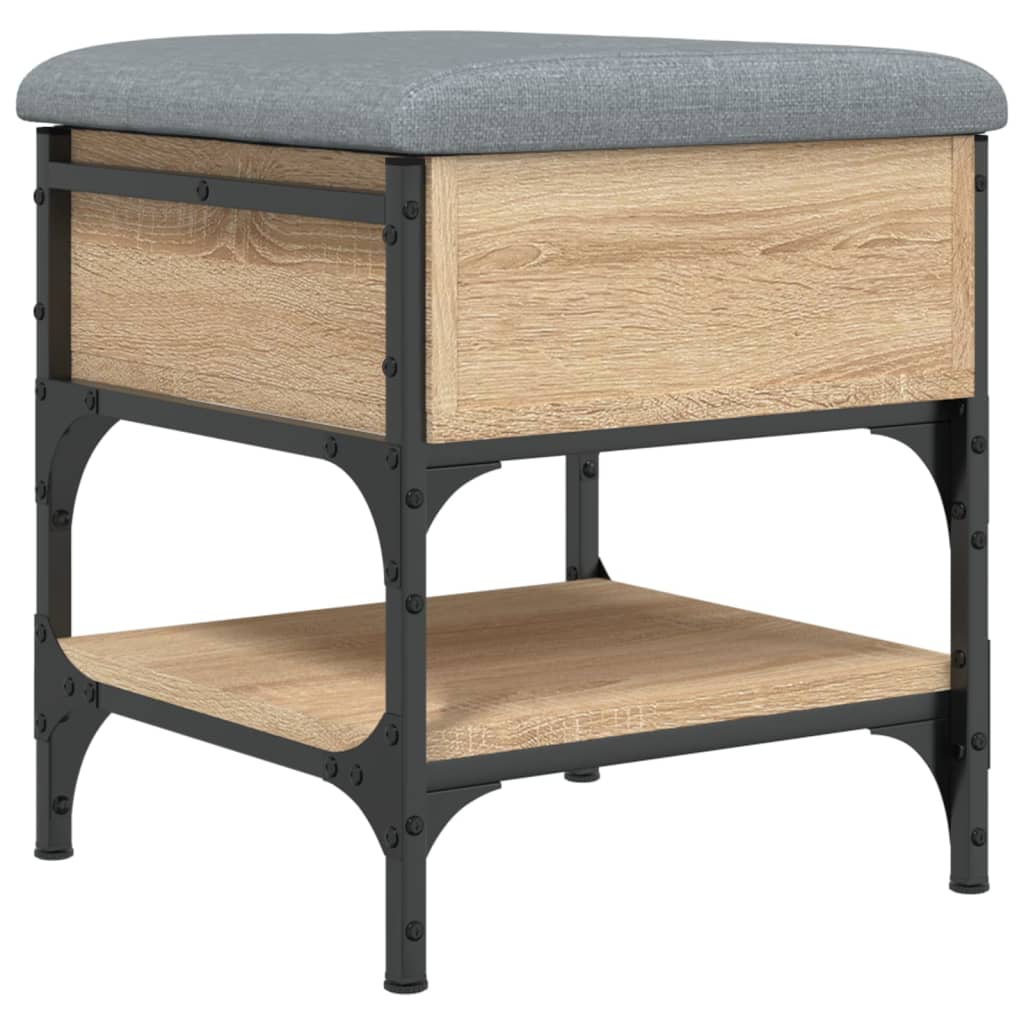 Shoe bench Sonoma oak 42x42x45 cm wood material