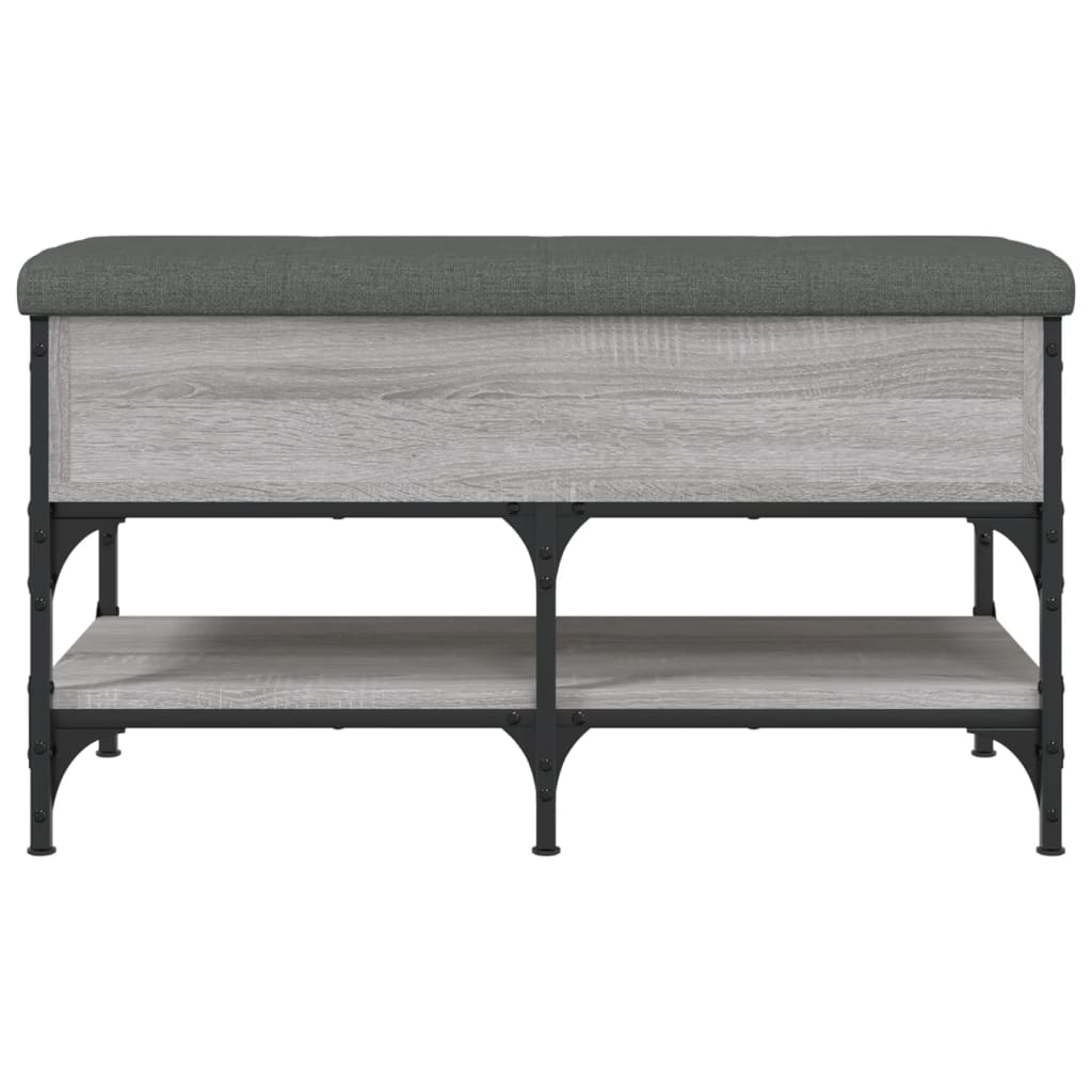 Shoe Bench Grey Sonoma 82x42x45 cm Wood Material