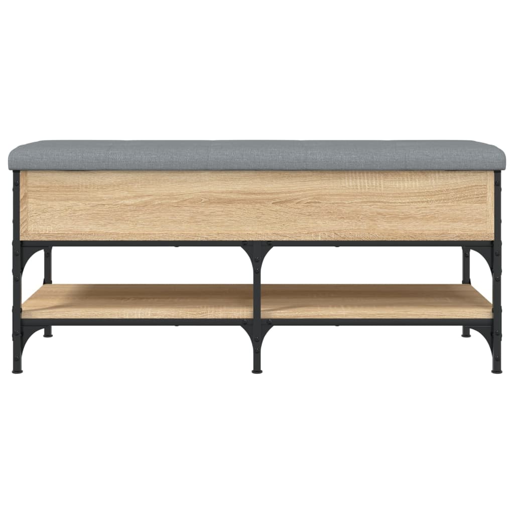 Shoe bench Sonoma oak 102x42x45 cm wood material