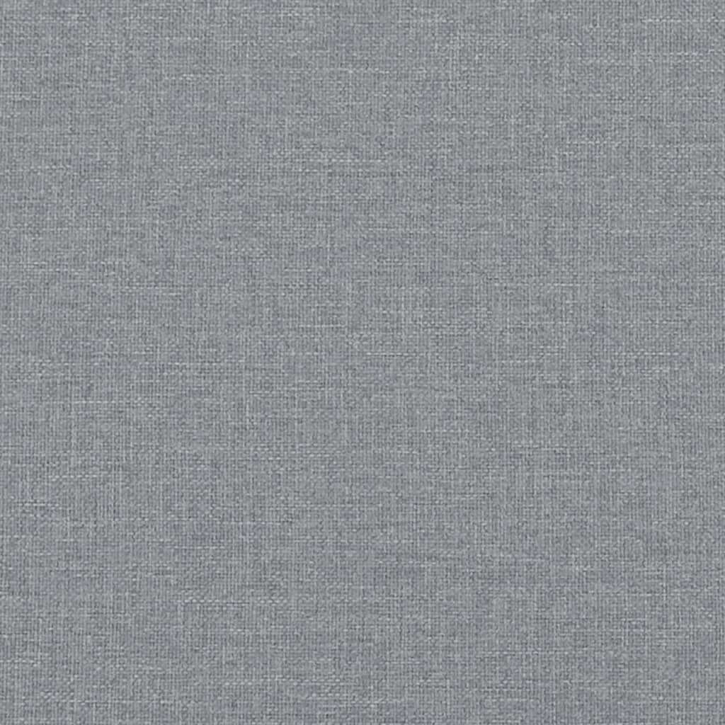 Essbank Hellgrau 248x32x45 cm Stahl und Stoff
