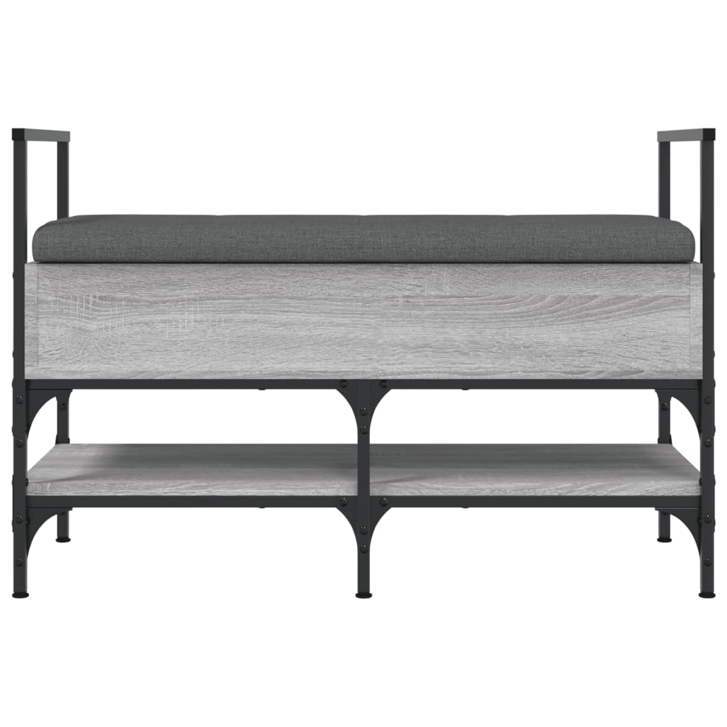Shoe Bench Grey Sonoma 85.5x42x57.5 cm Wood Material