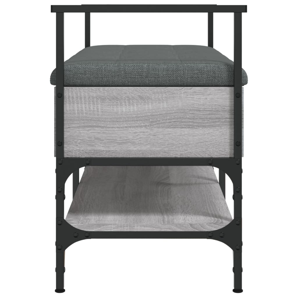 Shoe Bench Grey Sonoma 85.5x42x57.5 cm Wood Material