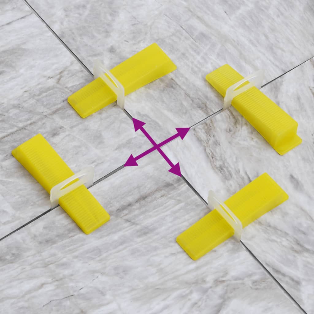 Tile leveling clips 2500 pcs. 1 mm