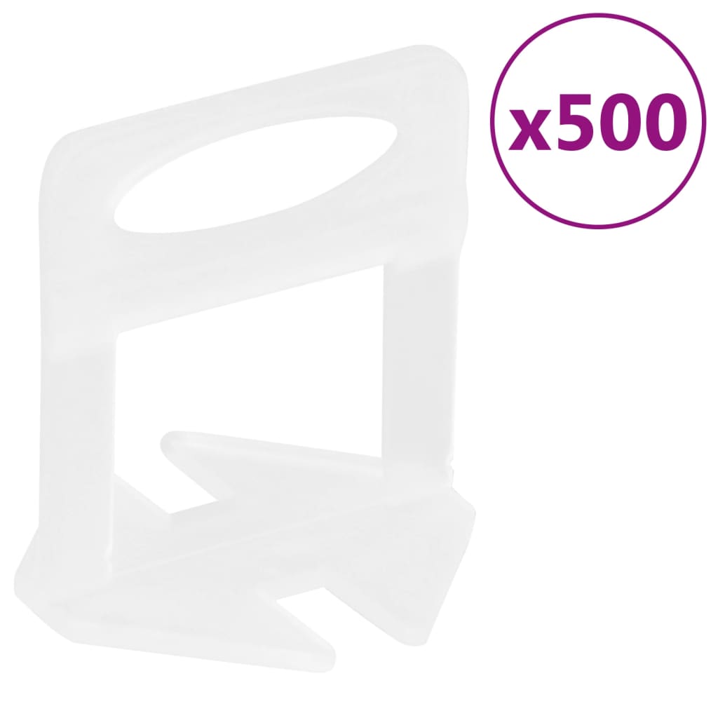 Tile leveling system 250 wedges 500 clips 1.5 mm