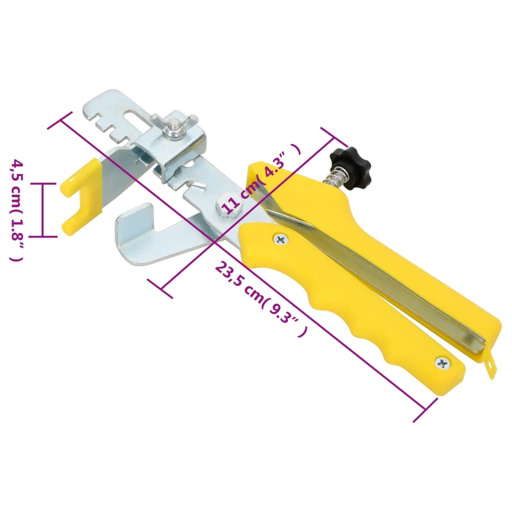 Tile leveling system 250 wedges 500 clips 3 mm
