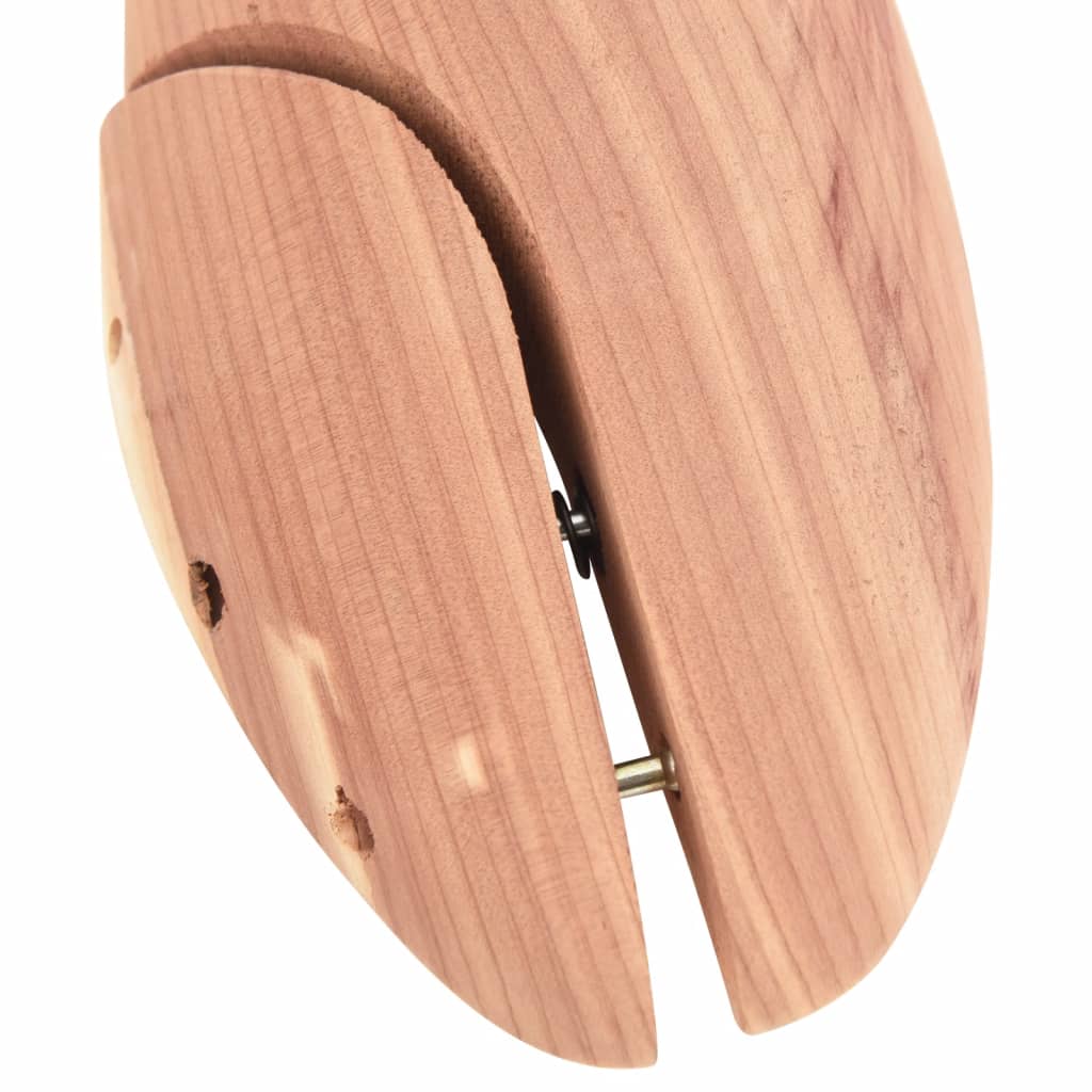 Shoe tree with shoehorn EU 40-41 solid wood cedar
