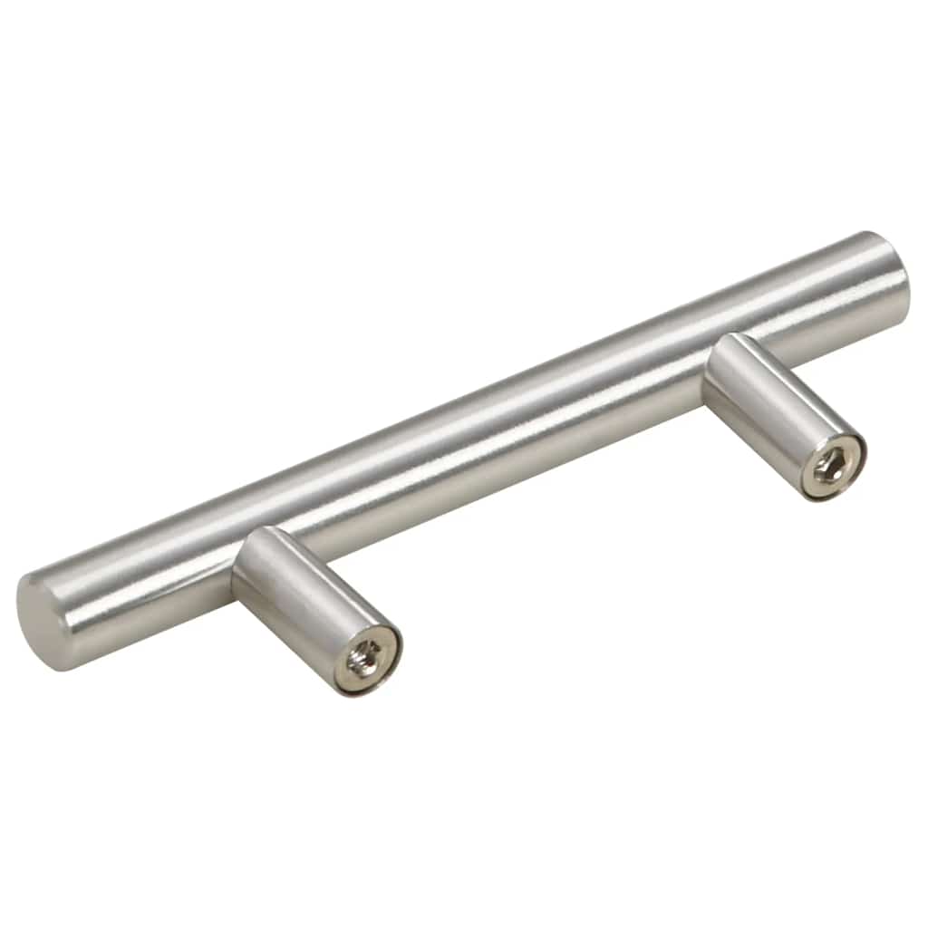 Möbelgriffe 10 Stk. Silbern 64 mm Edelstahl