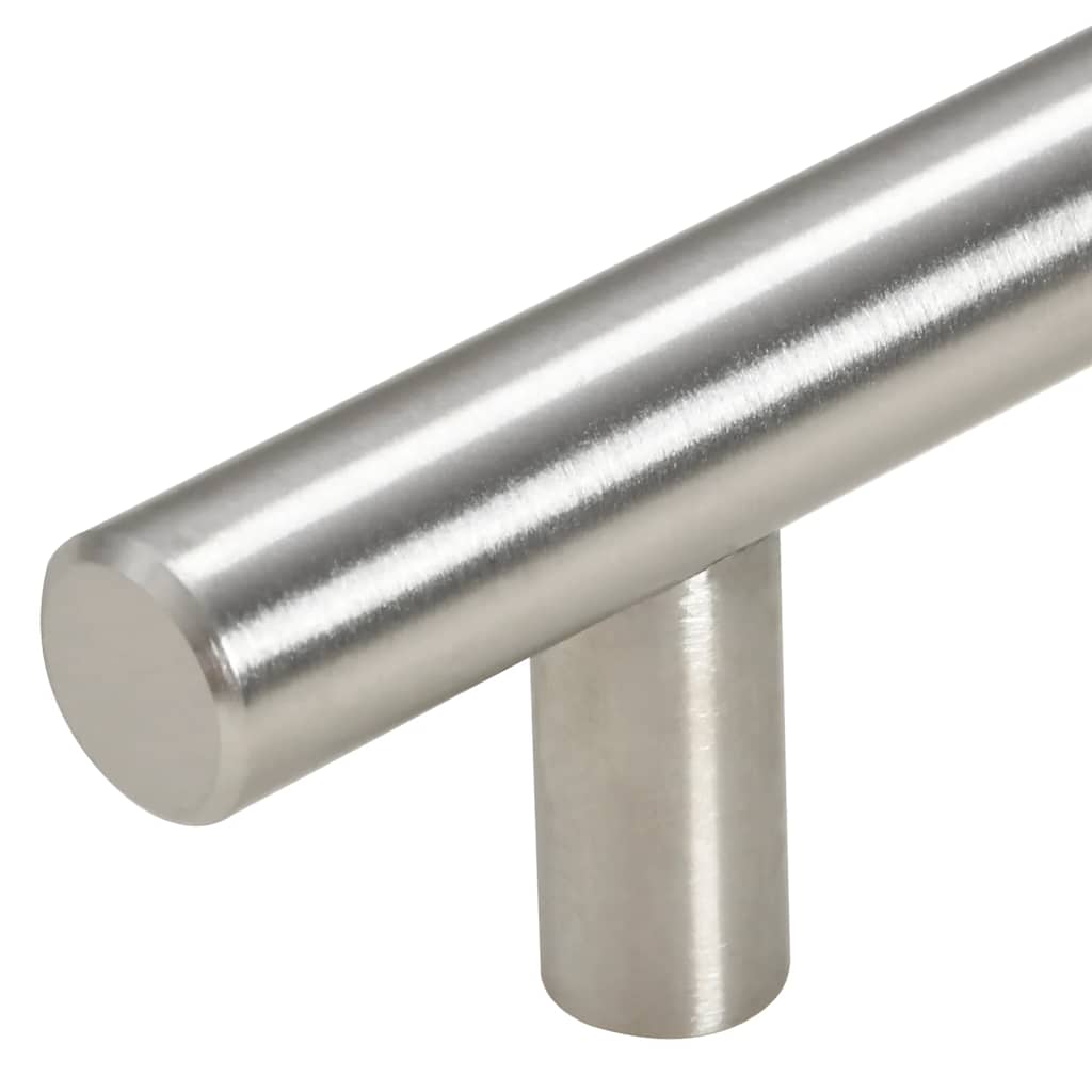 Möbelgriffe 10 Stk. Silbern 64 mm Edelstahl
