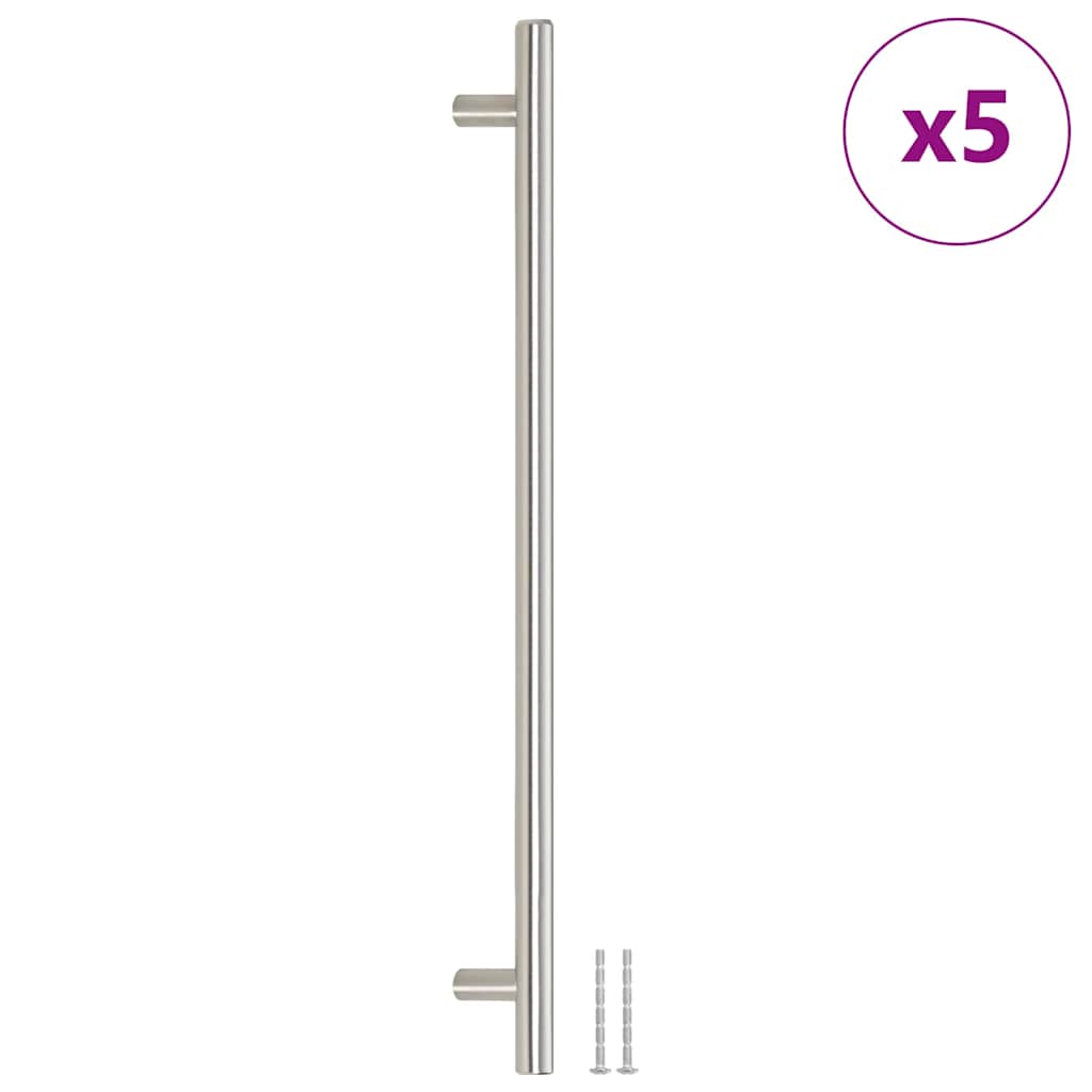Möbelgriffe 5 Stk. Silbern 320 mm Edelstahl