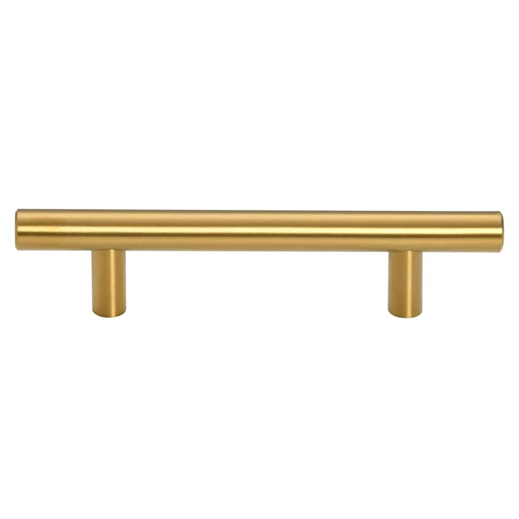 Möbelgriffe 10 Stk. Golden 64 mm Edelstahl