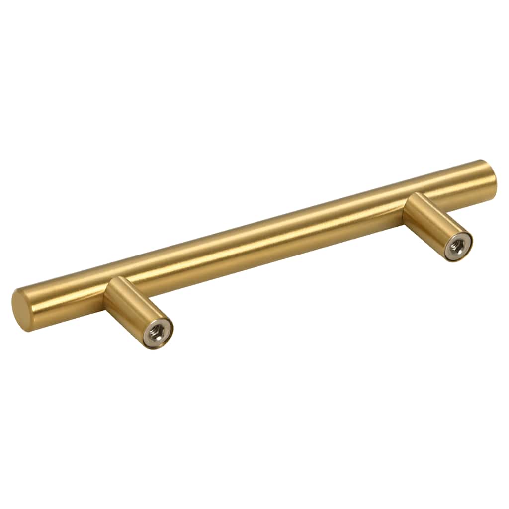 Möbelgriffe 10 Stk. Golden 96 mm Edelstahl