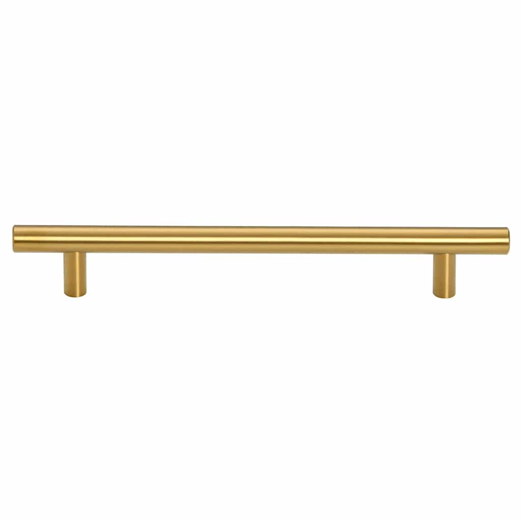 Möbelgriffe 10 Stk. Golden 160 mm Edelstahl
