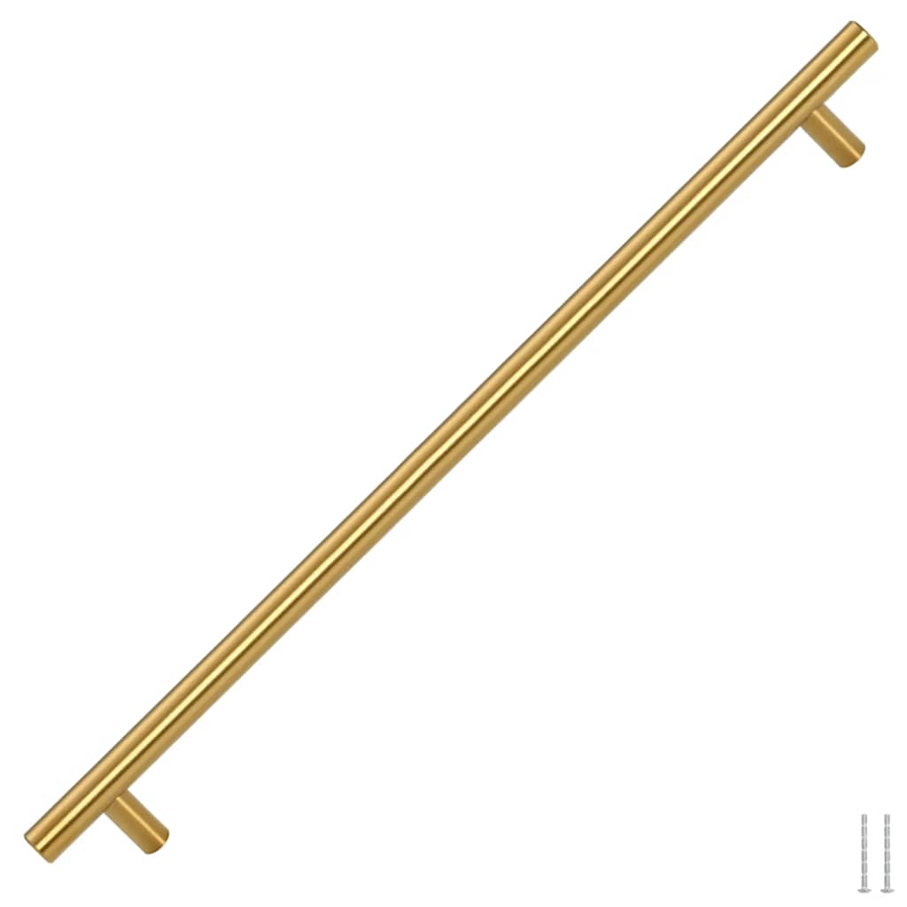 Möbelgriffe 5 Stk. Golden 480 mm Edelstahl