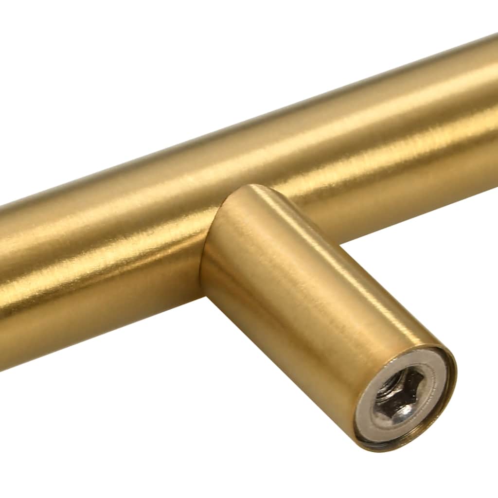 Möbelgriffe 5 Stk. Golden 480 mm Edelstahl