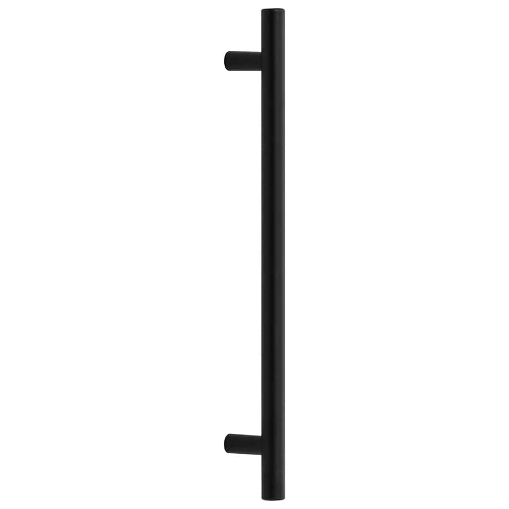 Möbelgriffe 5 Stk. Schwarz 192 mm Edelstahl