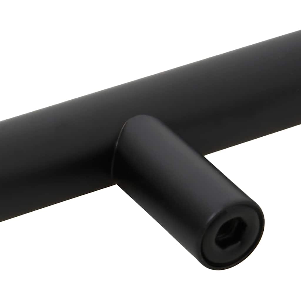 Möbelgriffe 5 Stk. Schwarz 320 mm Edelstahl