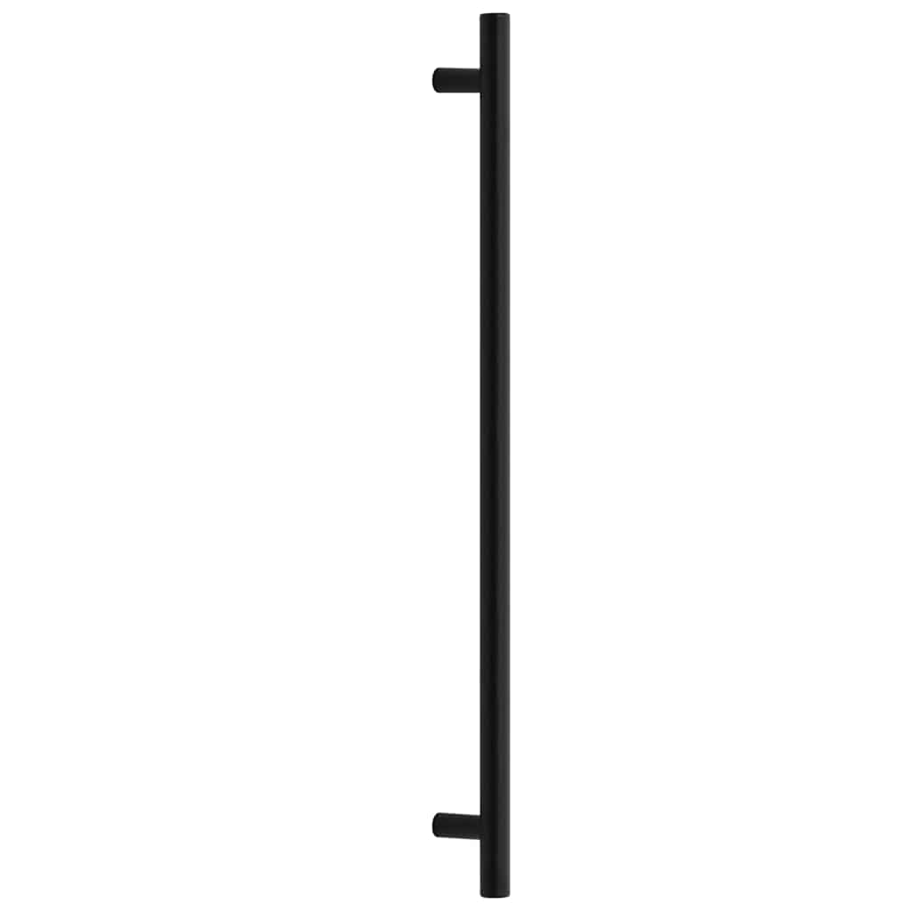 Möbelgriffe 5 Stk. Schwarz 480 mm Edelstahl