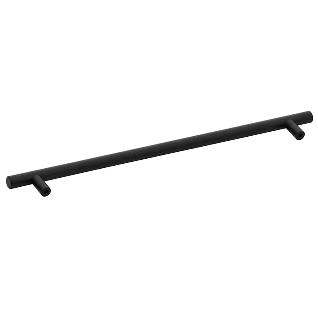 Möbelgriffe 5 Stk. Schwarz 480 mm Edelstahl