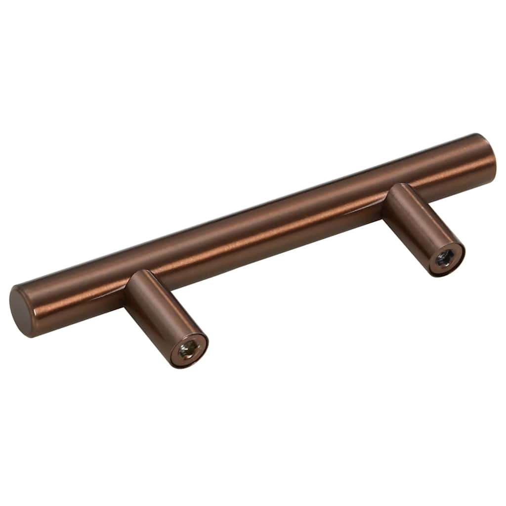 Möbelgriffe 10 Stk. Bronzen 64 mm Edelstahl