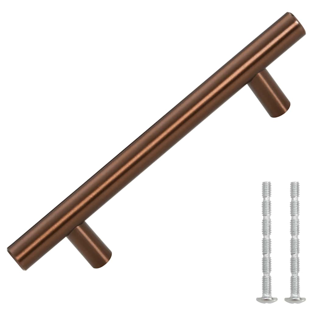 Möbelgriffe 10 Stk. Bronzen 96 mm Edelstahl